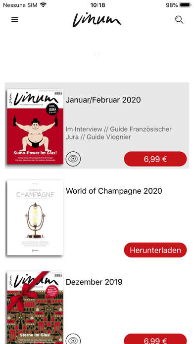 How to cancel & delete VINUM Weinmagazin DE from iphone & ipad 1