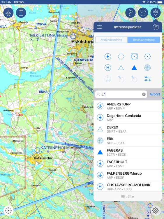 Svenska Flygfält & TMA-kartan screenshot-4