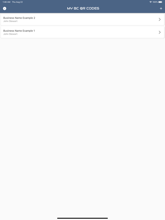 Screenshot #5 pour My BC QR Codes