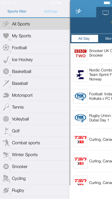 How to cancel & delete Live Sport TV Listing Guide from iphone & ipad 1