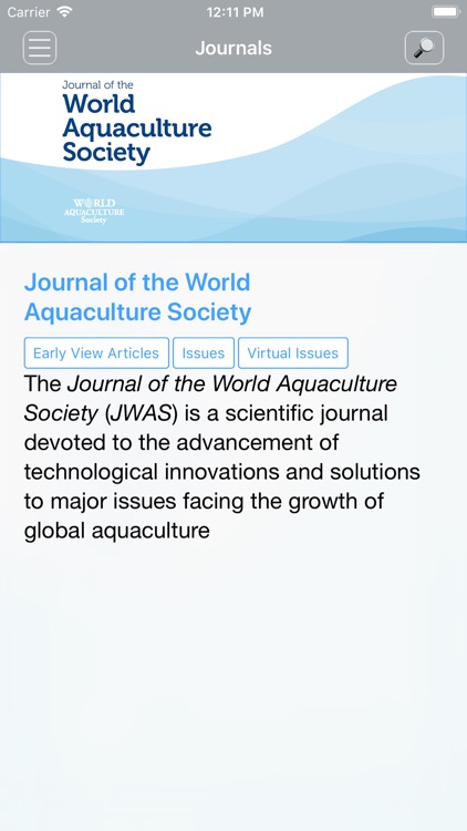 World Aquaculture Society Jnl