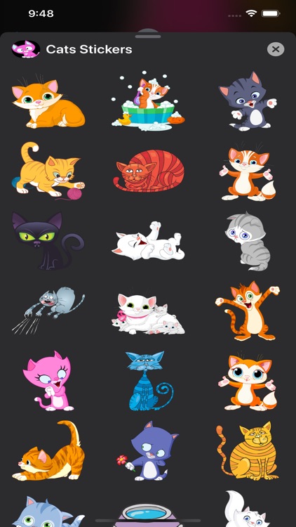 Cats Stickers & Emojis