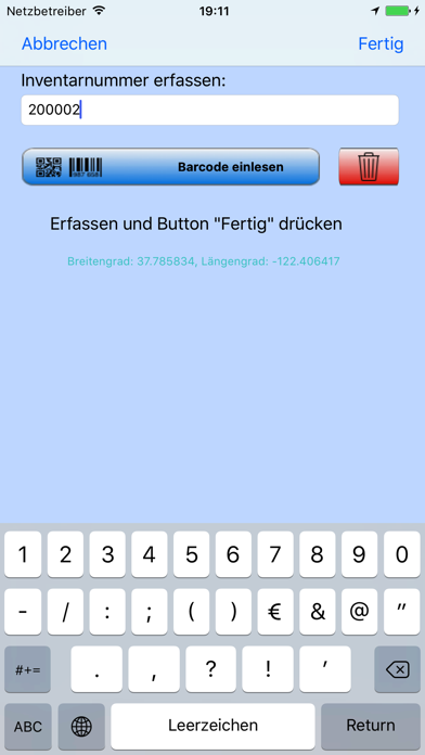 Inventarisierung mit Barcode screenshot 3