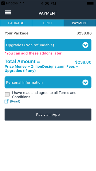 How to cancel & delete Zillion Designs Contest from iphone & ipad 3