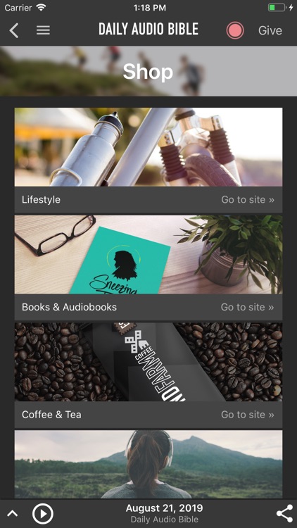 Daily Audio Bible Mobile App screenshot-5