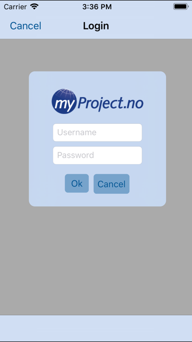 myProject.no screenshot 2