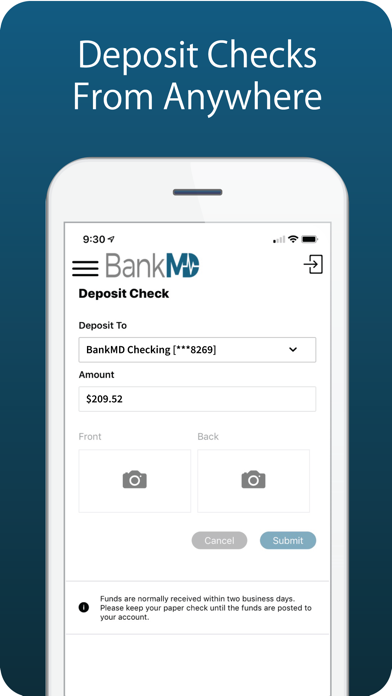 BankMD Mobile screenshot 2