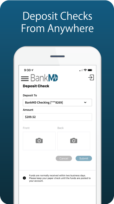 How to cancel & delete BankMD Mobile from iphone & ipad 2