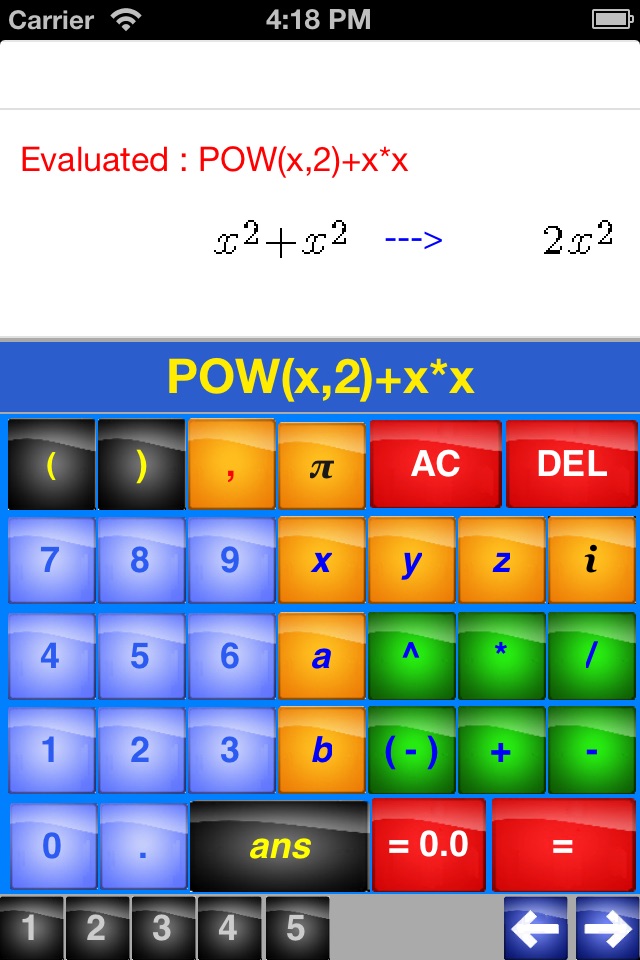 Symbolic Algebra screenshot 3