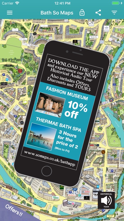 Bath Sussed Out Tourist Map