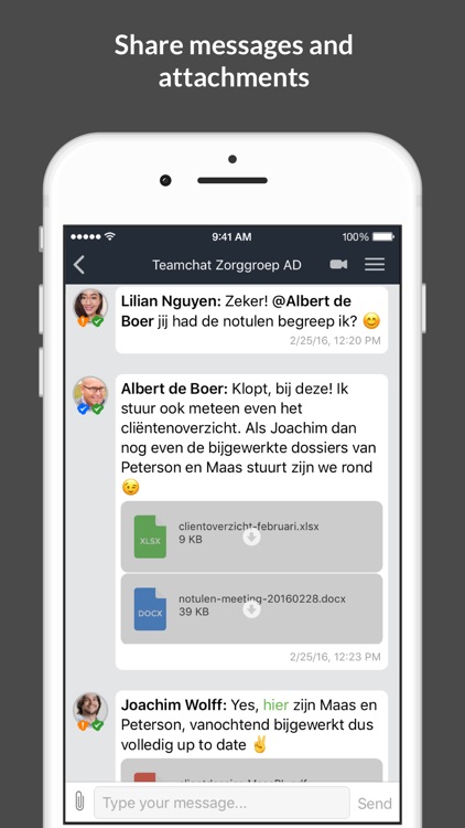 Alterdesk messenger