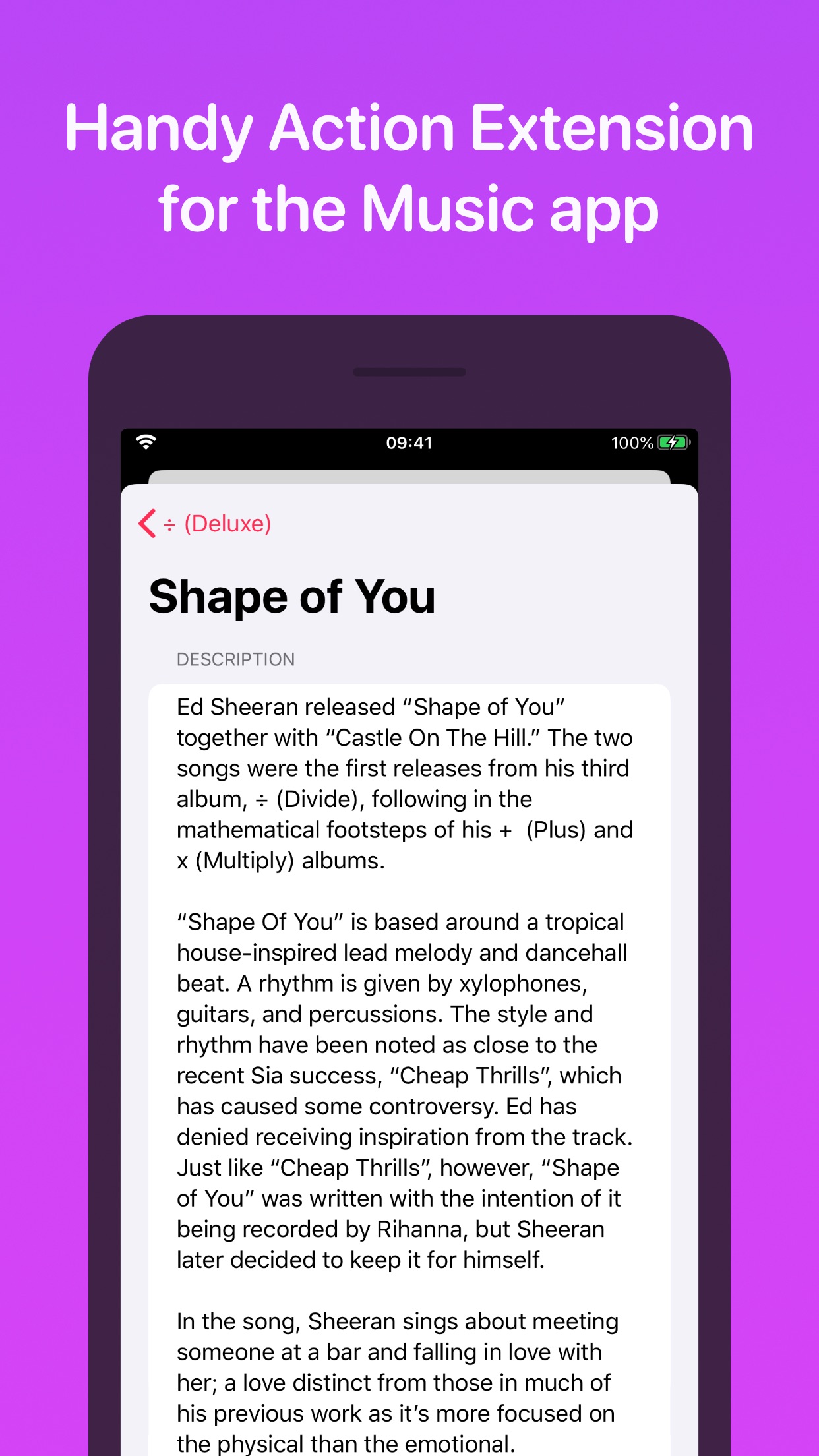 Screenshot do app MusicSmart