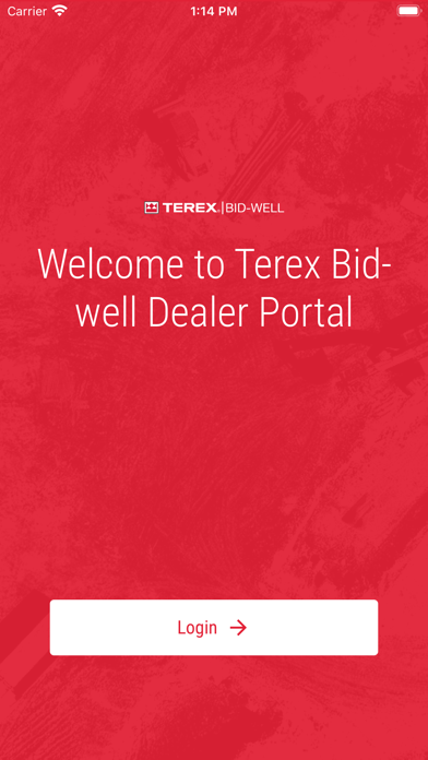 Screenshot #1 pour Terex Bid-Well Portal