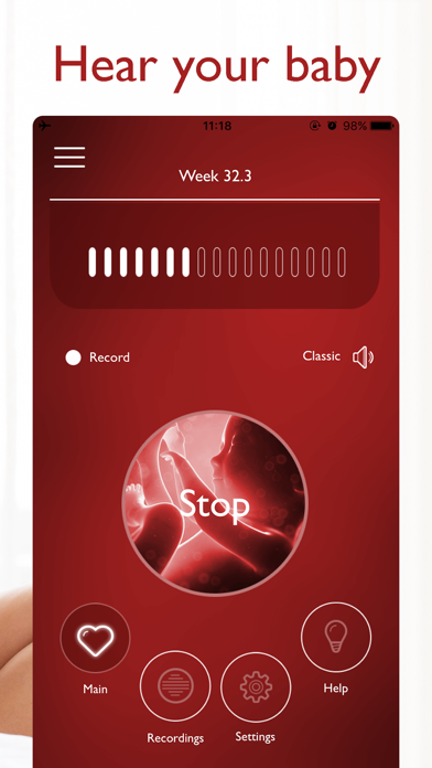 My Baby's Beat - Prenatal Listener App Screenshot 2