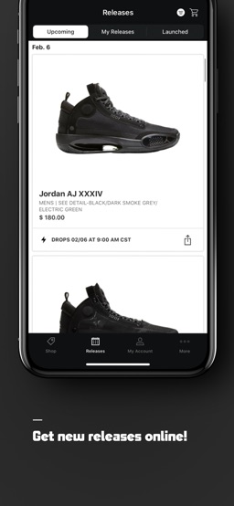 Foot Locker app screenshot