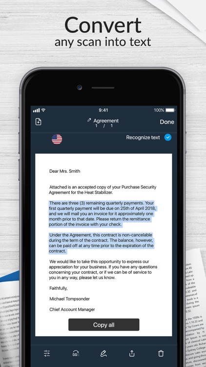 Scanner for Me: Scan documents