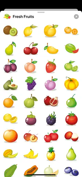 Game screenshot Healthy Fruit Berry Stickers mod apk