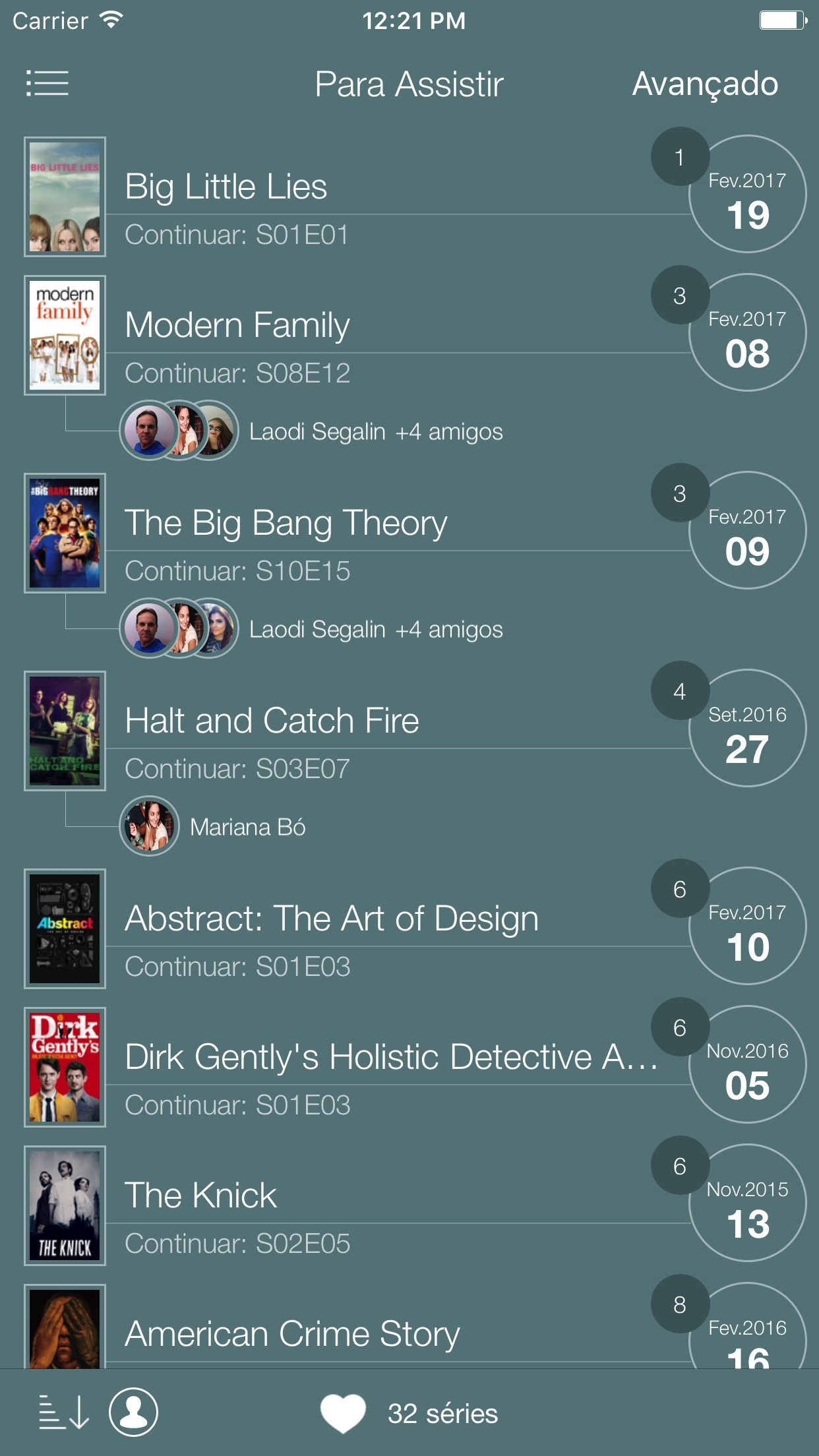 Screenshot do app TVSapp