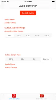 mp3 audio converter iphone screenshot 2