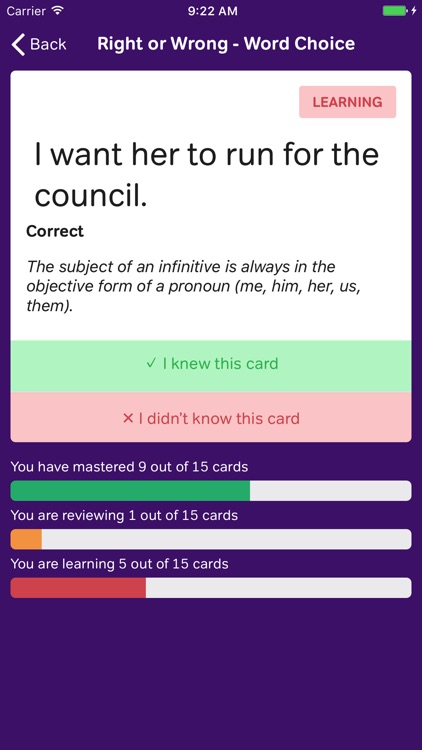 English Grammar Flashcards