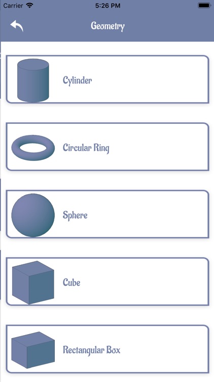 Geometry Area Measurement