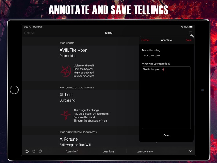 Satanic Tarot HD for damned screenshot-6