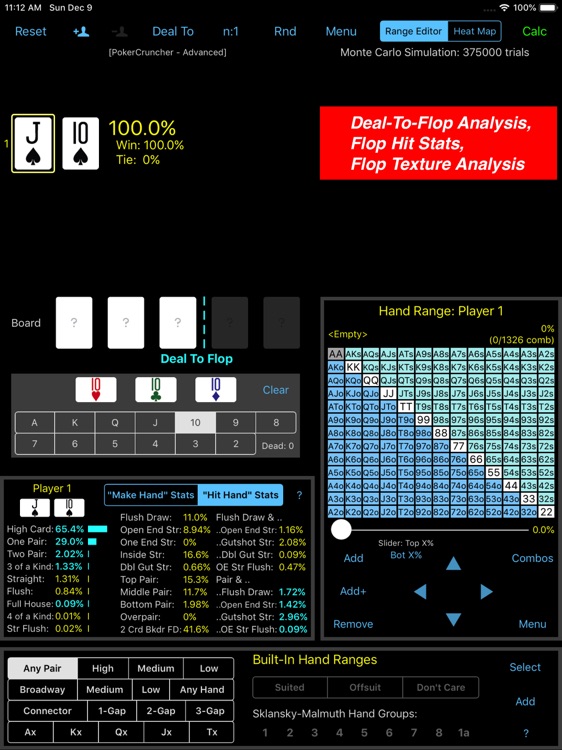 PokerCruncher for iPad - Adv screenshot-3