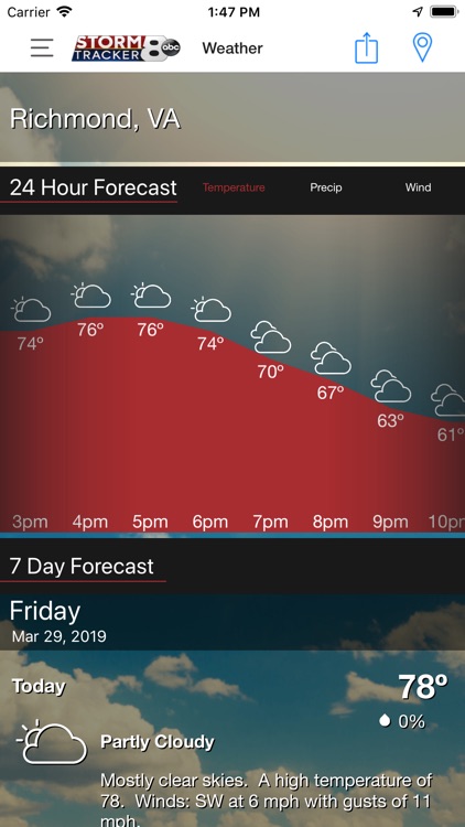 WRIC StormTracker 8 Weather screenshot-3
