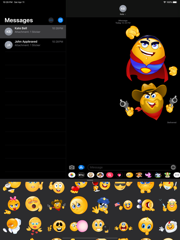 Screenshot #5 pour Emojis Gold & Stickers