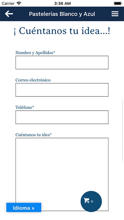 Pastelerías Blanco y Azul screenshot-9