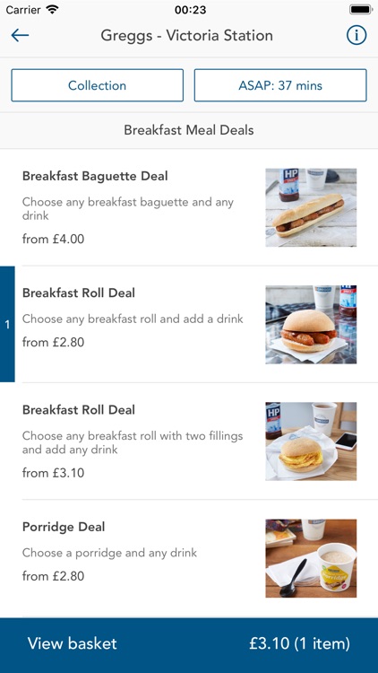 Greggs Click & Collect