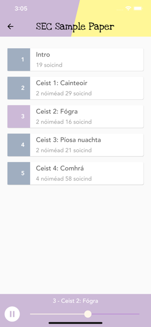 Educate.ie Gaeilge Exam Audio(圖2)-速報App