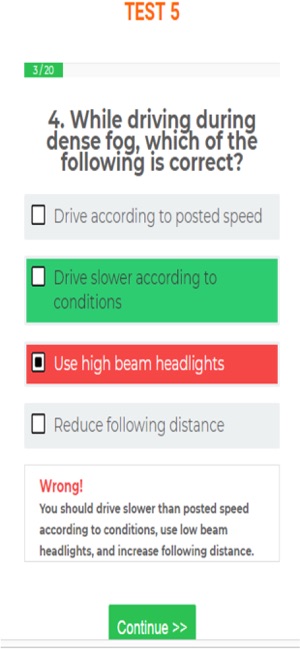 IDAHO DMV PERMIT DRIVING TESTS(圖7)-速報App