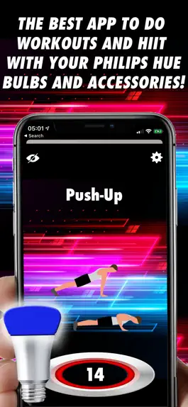 Game screenshot HIIT Training For Philips Hue hack