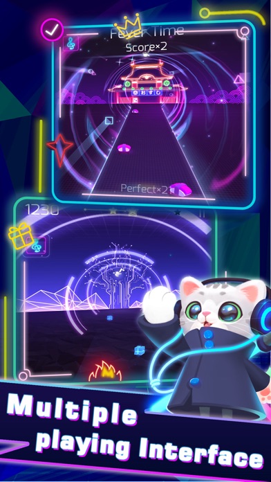 Sonic Cat-Slash the Beats Hack screenshot 4 - game app interface