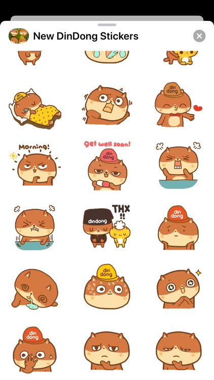 New DinDong Stickers