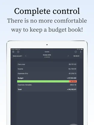 Screenshot 1 My Budget Book Pro Edition iphone