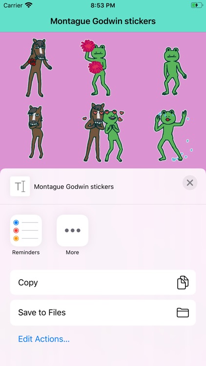 Montague Godwin stickers screenshot-3