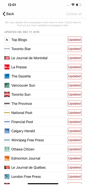 Canadian Newspapers Plus(圖8)-速報App