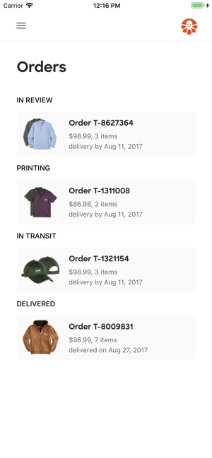 Custom Ink Order Tracker(圖1)-速報App