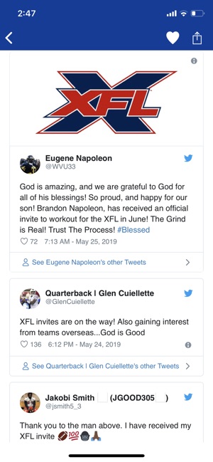 XFL News Hub - XFL Football(圖4)-速報App