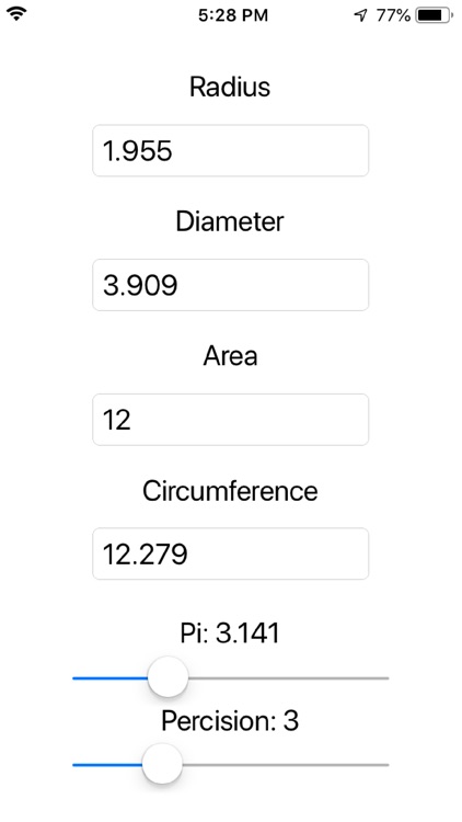 Circle Calc.