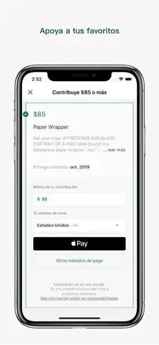 Screenshot 4 Kickstarter iphone