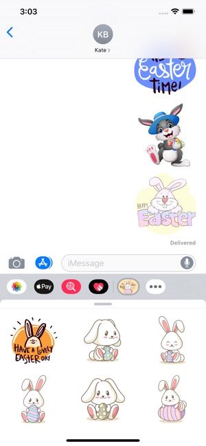 Easter Rabbit Pascha Stickers(圖3)-速報App