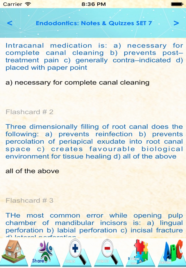 Endodontics Exam Review screenshot 3