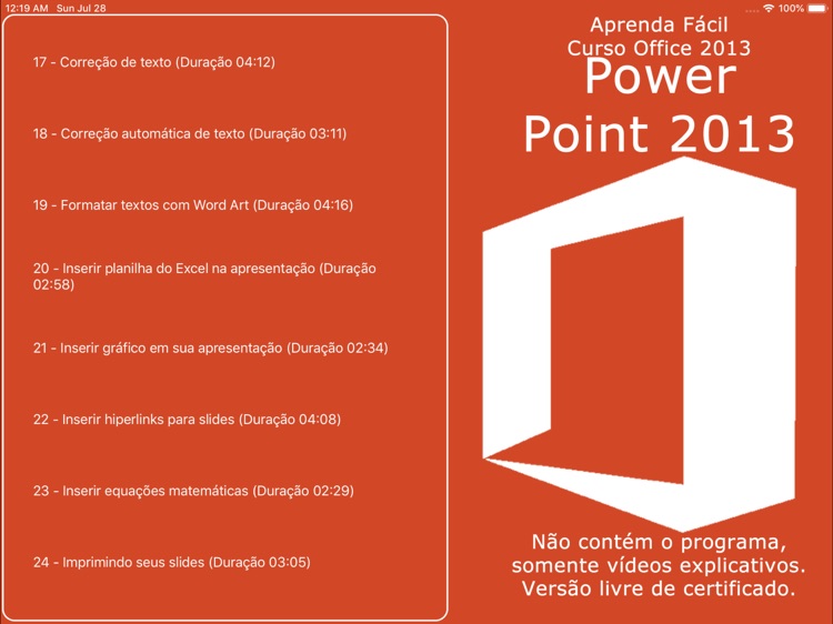 Tutor for Power Point 2013 HD