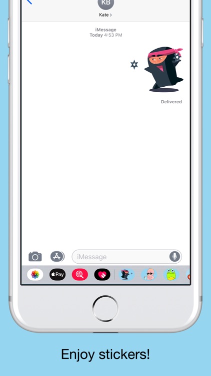 Ninja emoji - Attack stickers screenshot-4