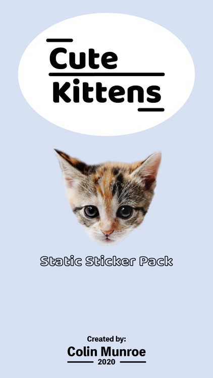 Cute Kitten - Stickers