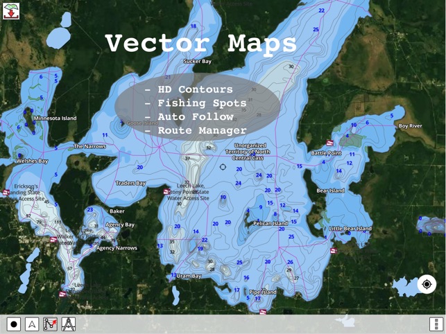 Lake Winnipesaukee Depth Map