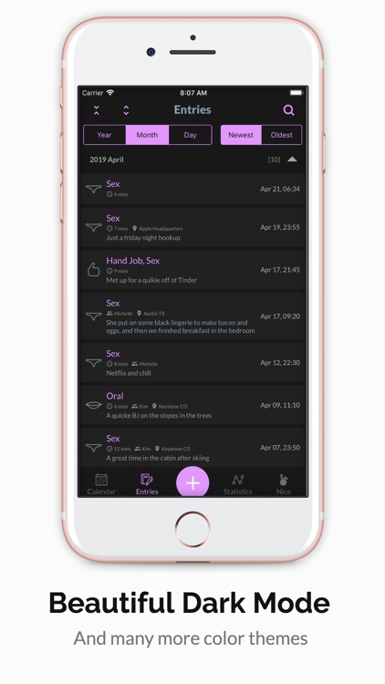 Sex Tracker by Nice screenshot-4